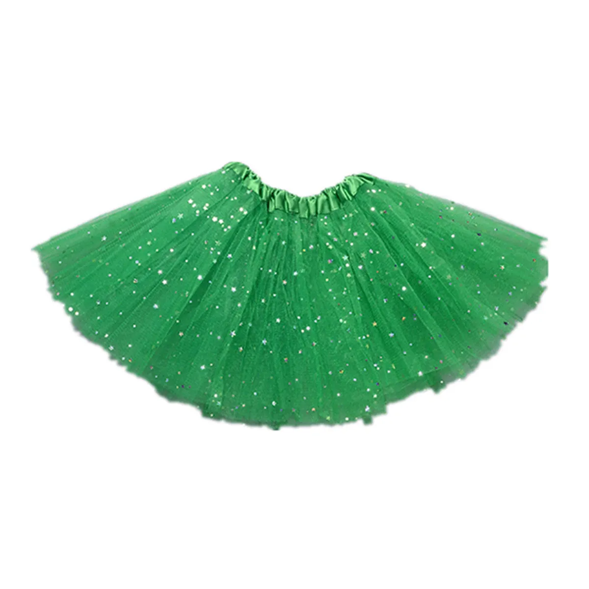 3 Layer Sparkling  Kids Children Tutu Skirts
