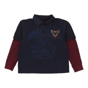 Age 7 Avirex Jumper - Large Navy Cotton