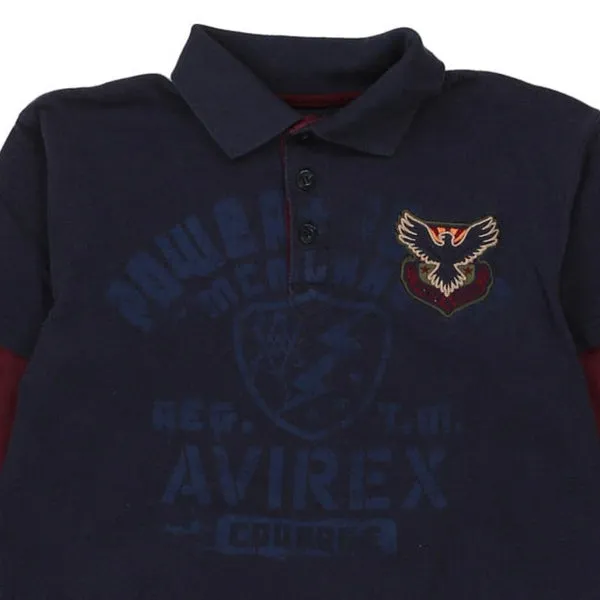 Age 7 Avirex Jumper - Large Navy Cotton