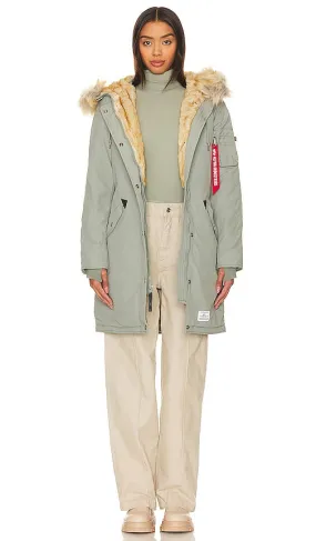 ALPHA INDUSTRIES Elyse Parka in Baby Blue