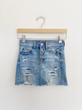American Eagle Hi-rise Denim Skirt