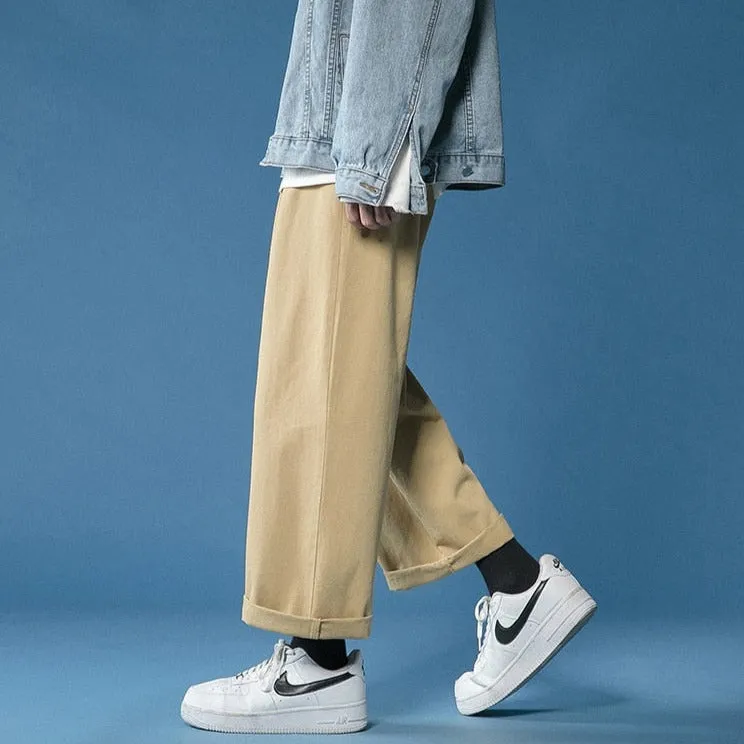 Ankle-Length Pants With Elastic Waist