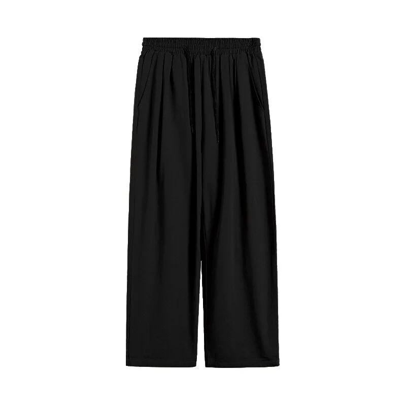 Ankle-Length Pants With Elastic Waist