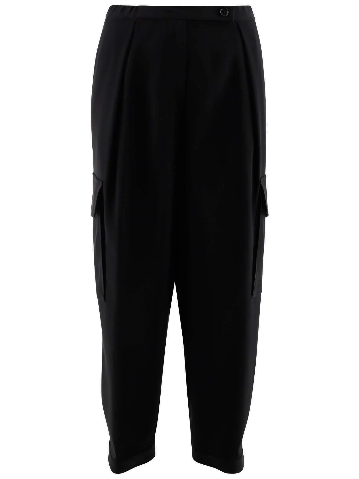 Aspesi High Waist Cropped Trousers
