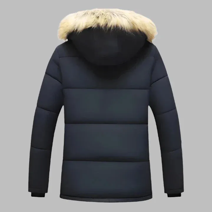 Balto Arctic Parka | Warme, lange, wasserfeste Herren-Winterjacke mit Fleecefutter und Kunstpelzkragen
