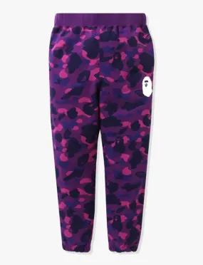 Bape Color Camo Sweatpants Purple 001PTI801001MPUR
