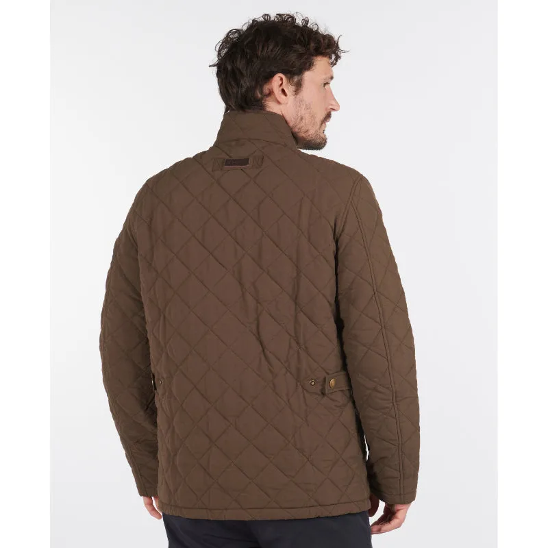 Barbour Shoveler Mens Quilted Jacket - Dark Olive