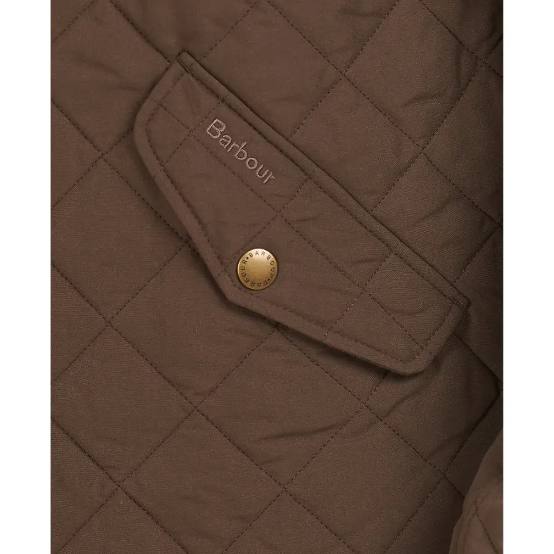 Barbour Shoveler Mens Quilted Jacket - Dark Olive