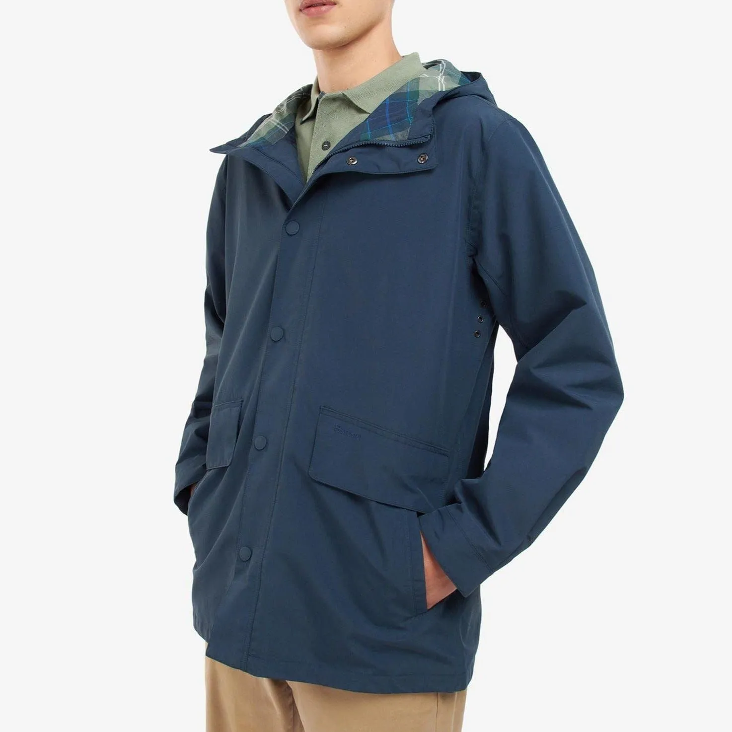 Barbour Summer City Parka Waterproof Jacket Navy