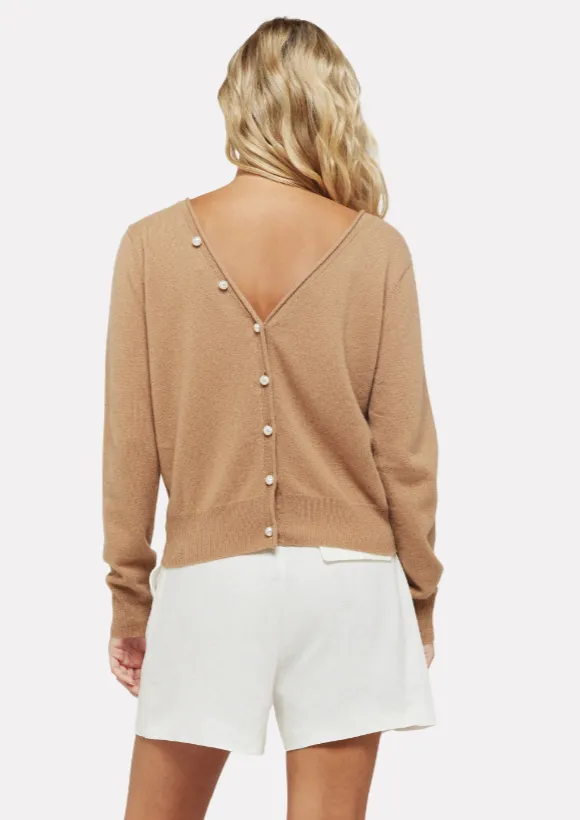 Beaulah Button Back Camel