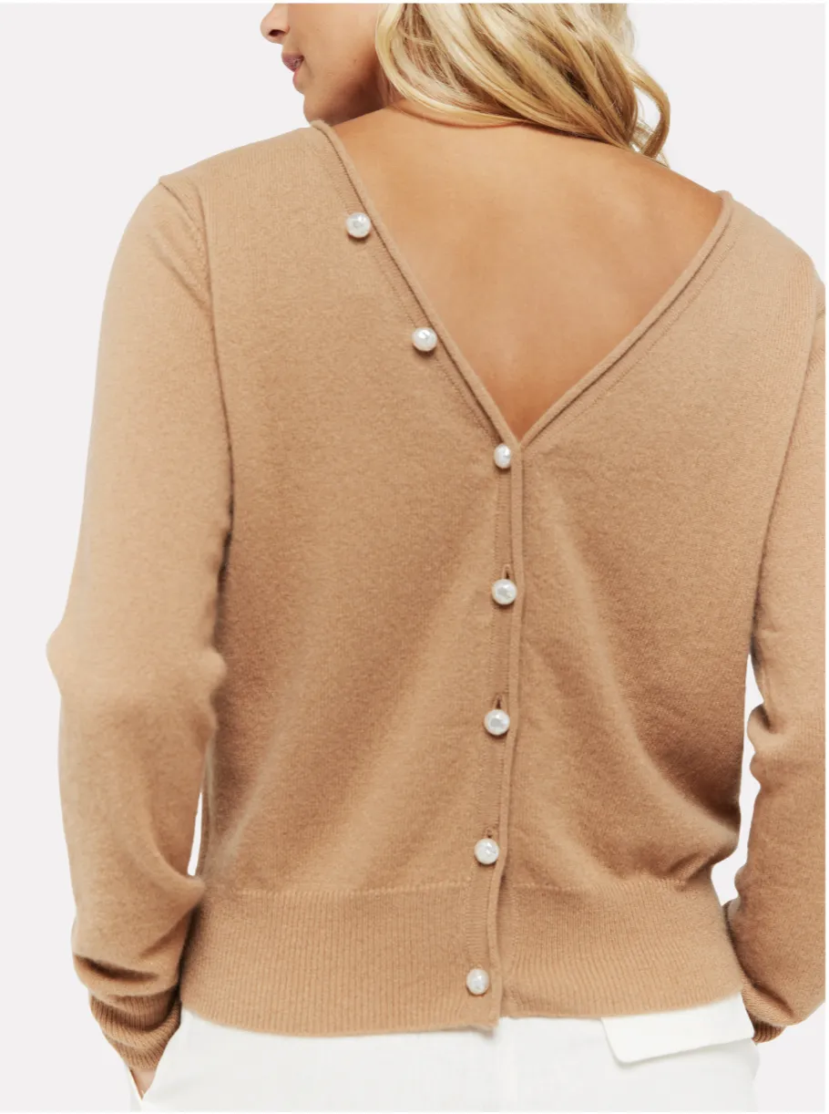 Beaulah Button Back Camel