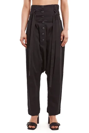 BLACK HIGH WAIST PANTS