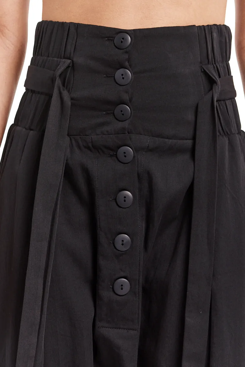 BLACK HIGH WAIST PANTS