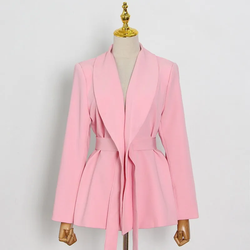 Blazer & High Waist Pants Set