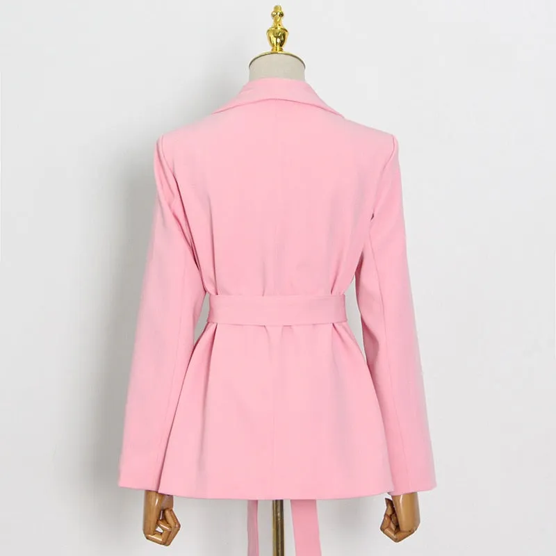 Blazer & High Waist Pants Set