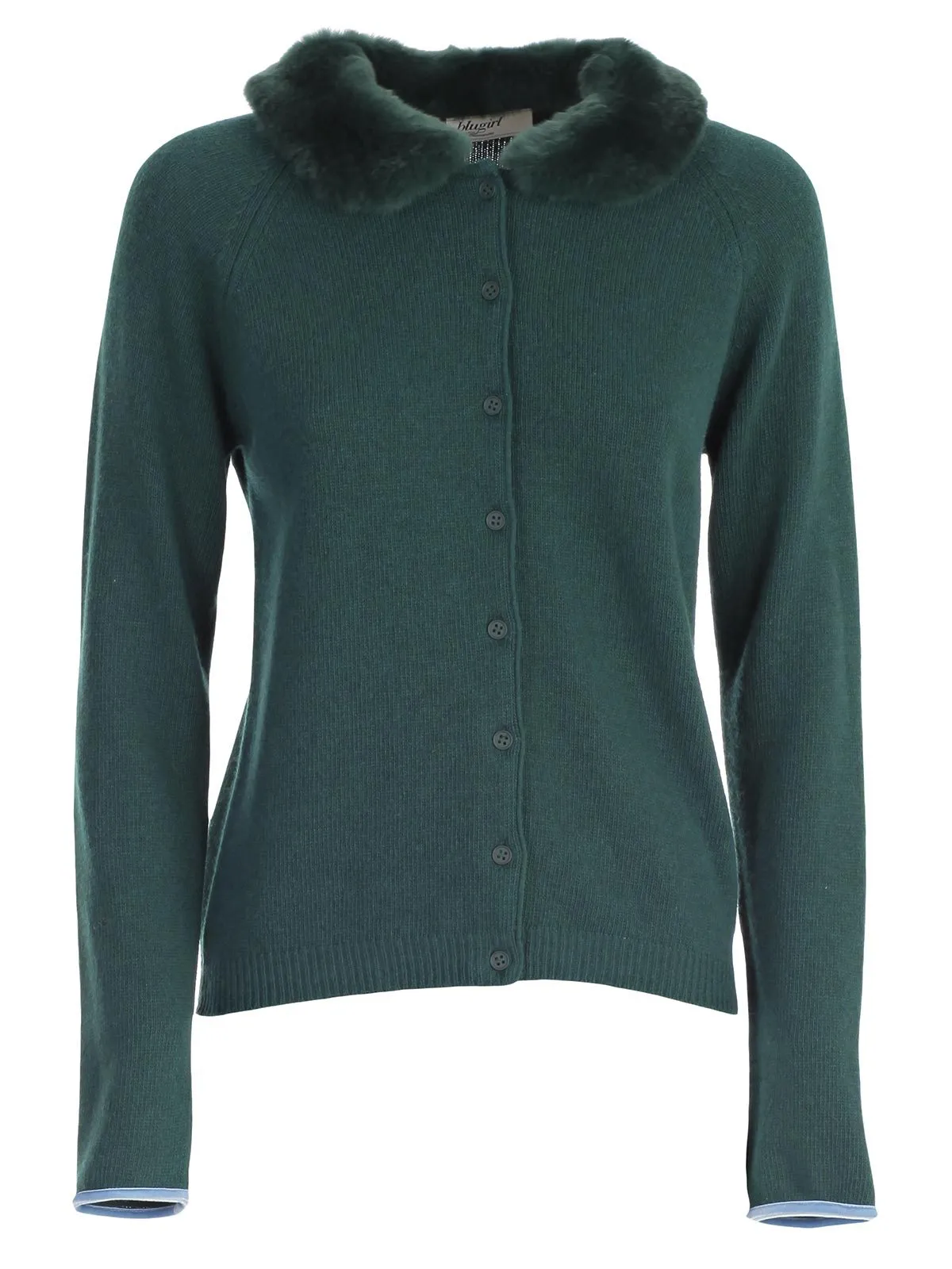 Blugirl Fur Collar Cardigan