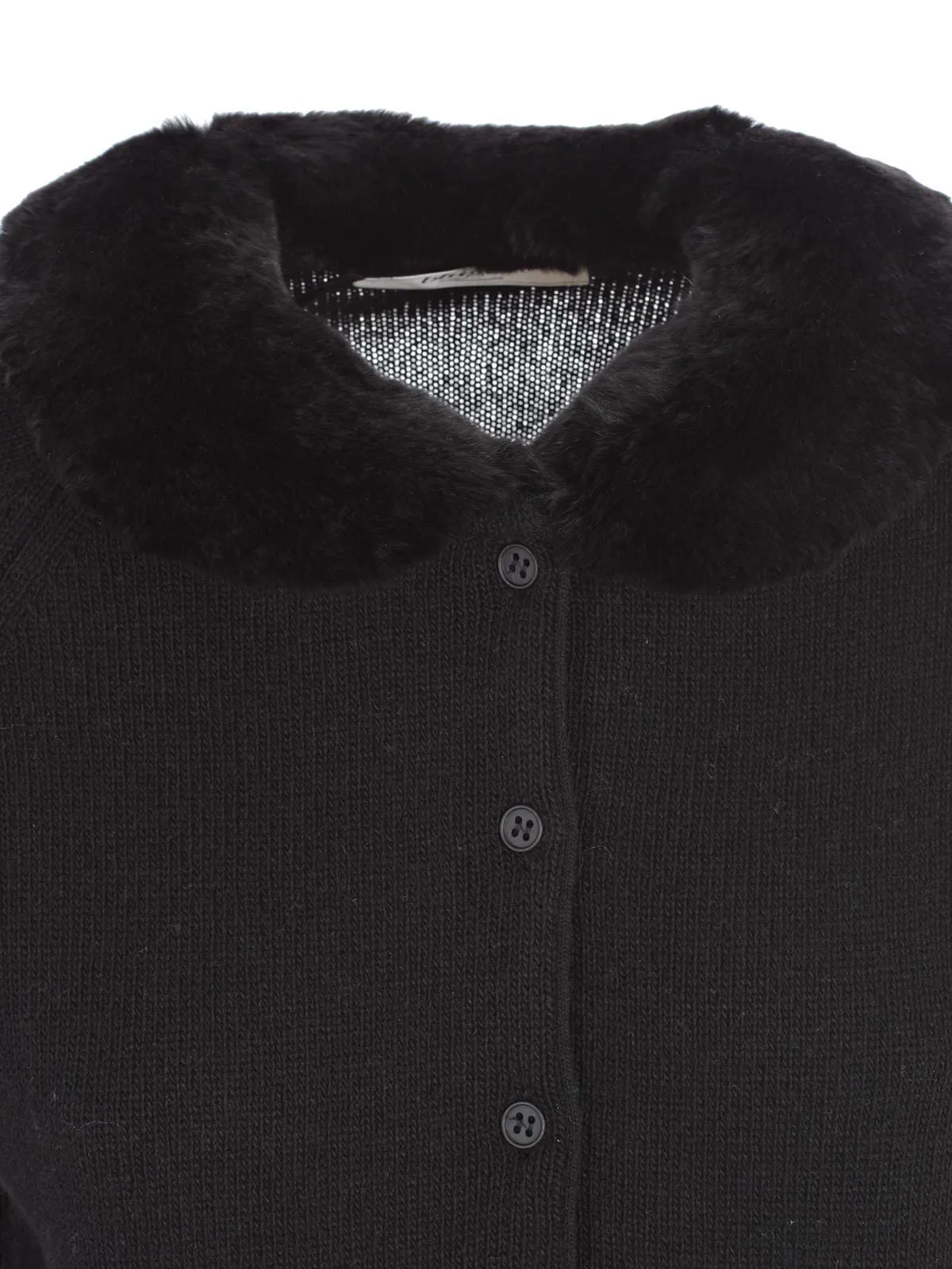 Blugirl Fur Collar Cardigan