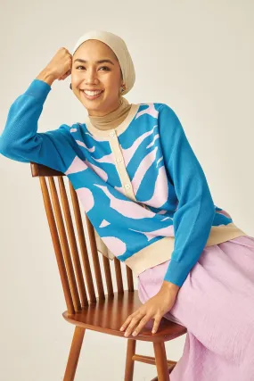 BRAZEN Cardigan in Cool Azure