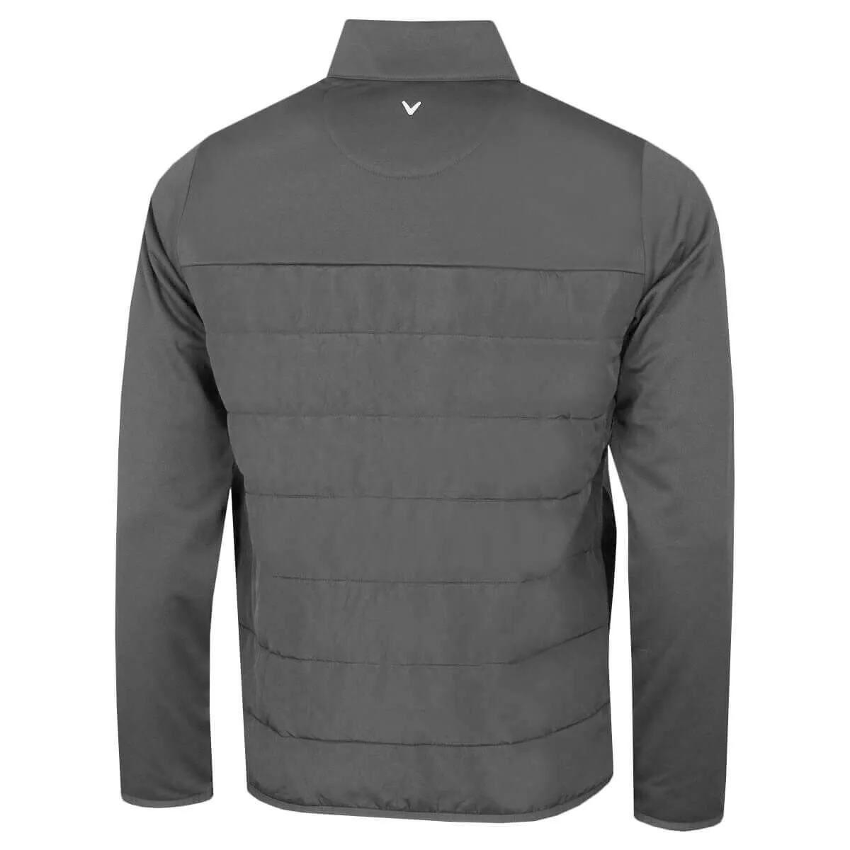 Callaway Golf Mens 2024 Wind Resistant Puffer Full Zip Padded Jacket in Quiet Shade - CGJFB0U2