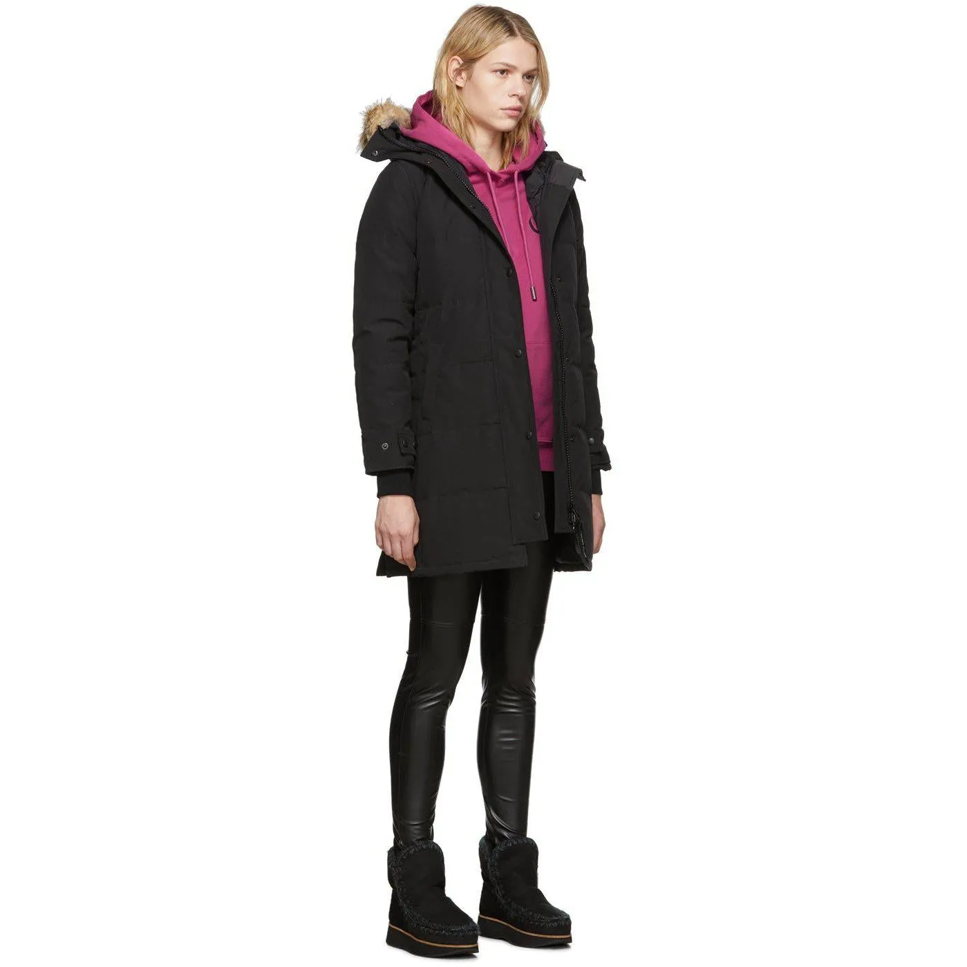 Canada Goose Black Down Shelburne Parka