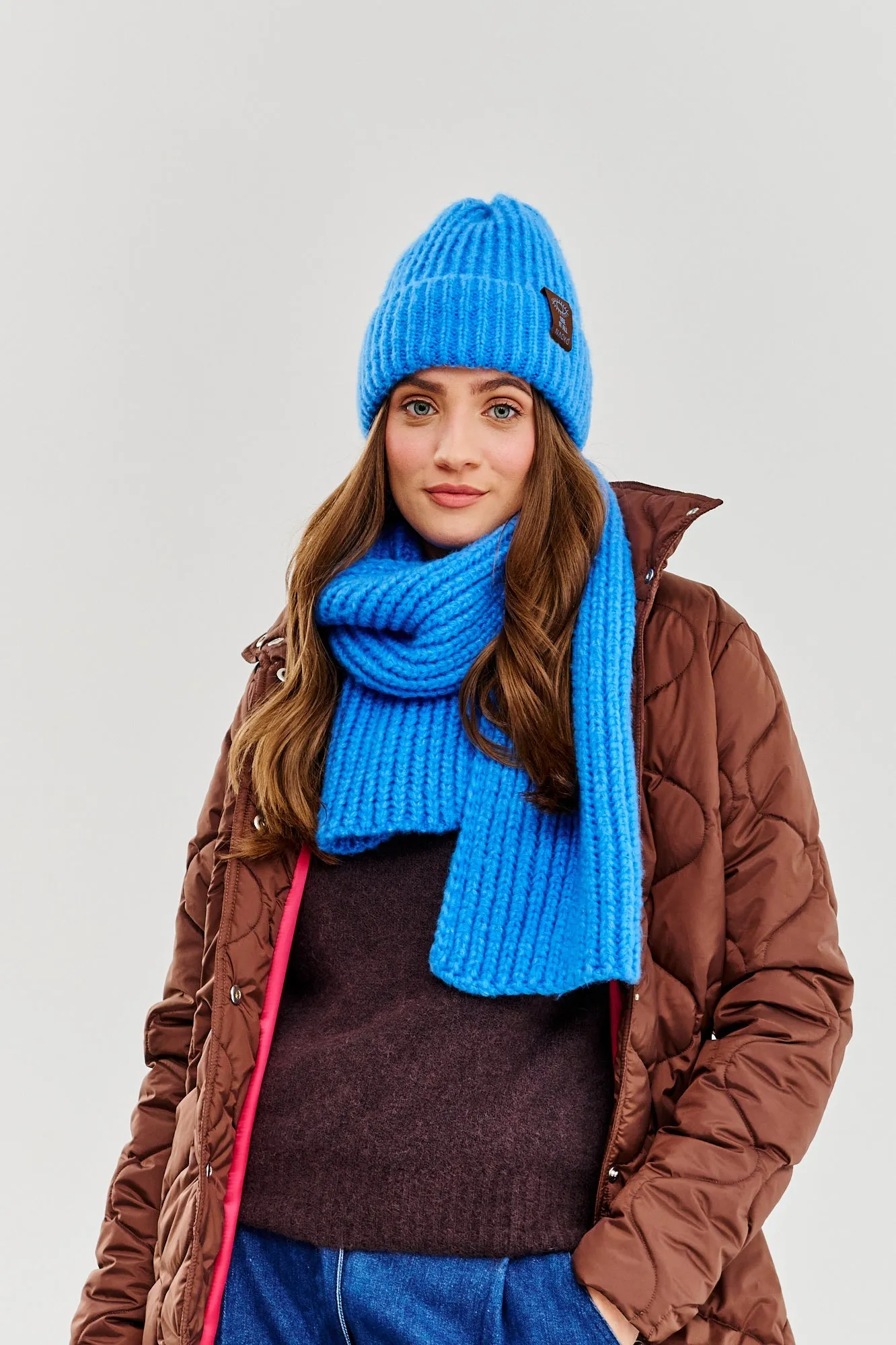 Caramel Wave Quilted Coat