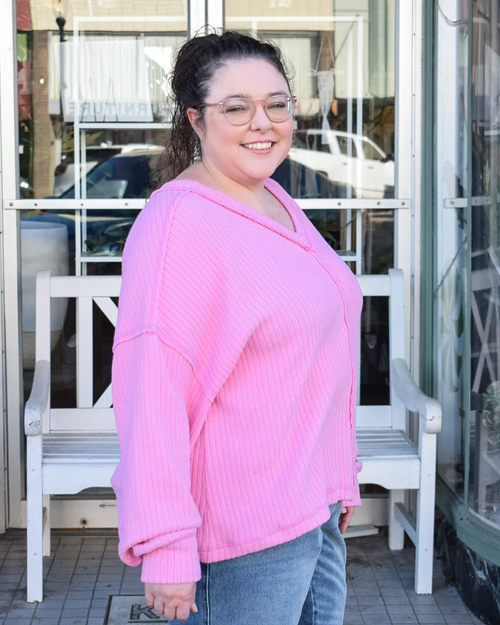 CURVY - SONORA TOP- PINK