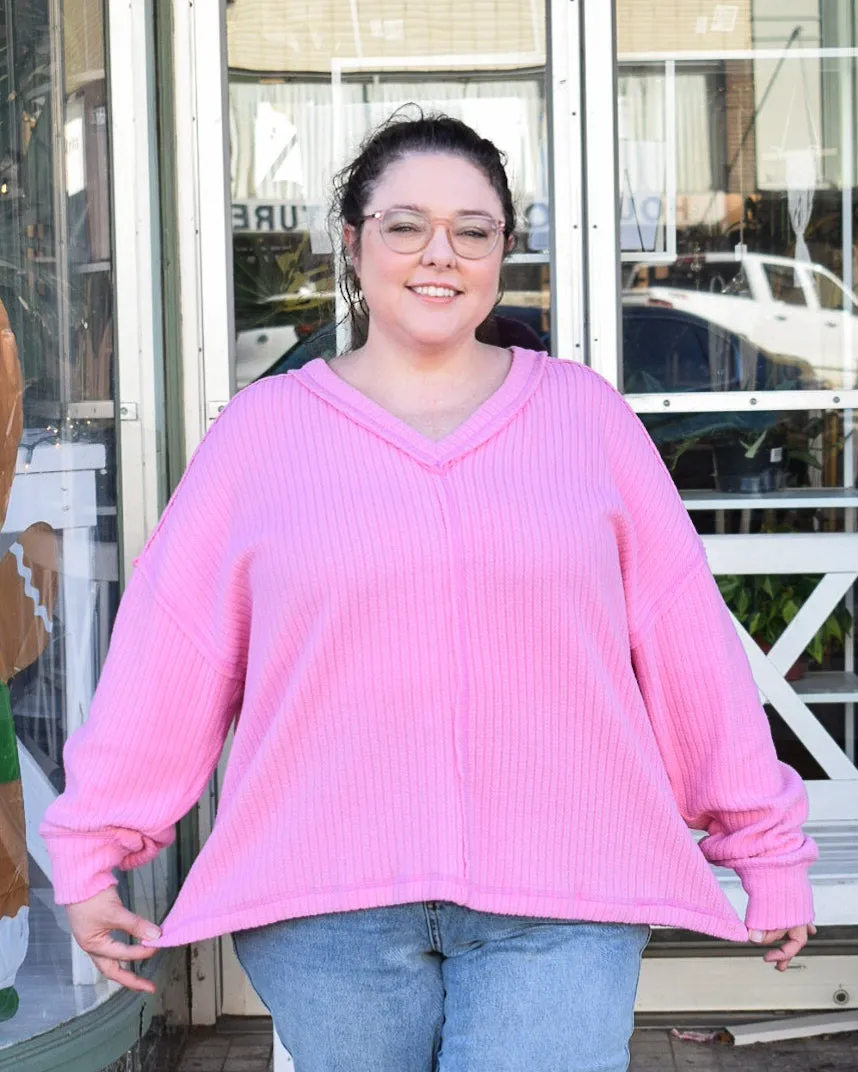 CURVY - SONORA TOP- PINK