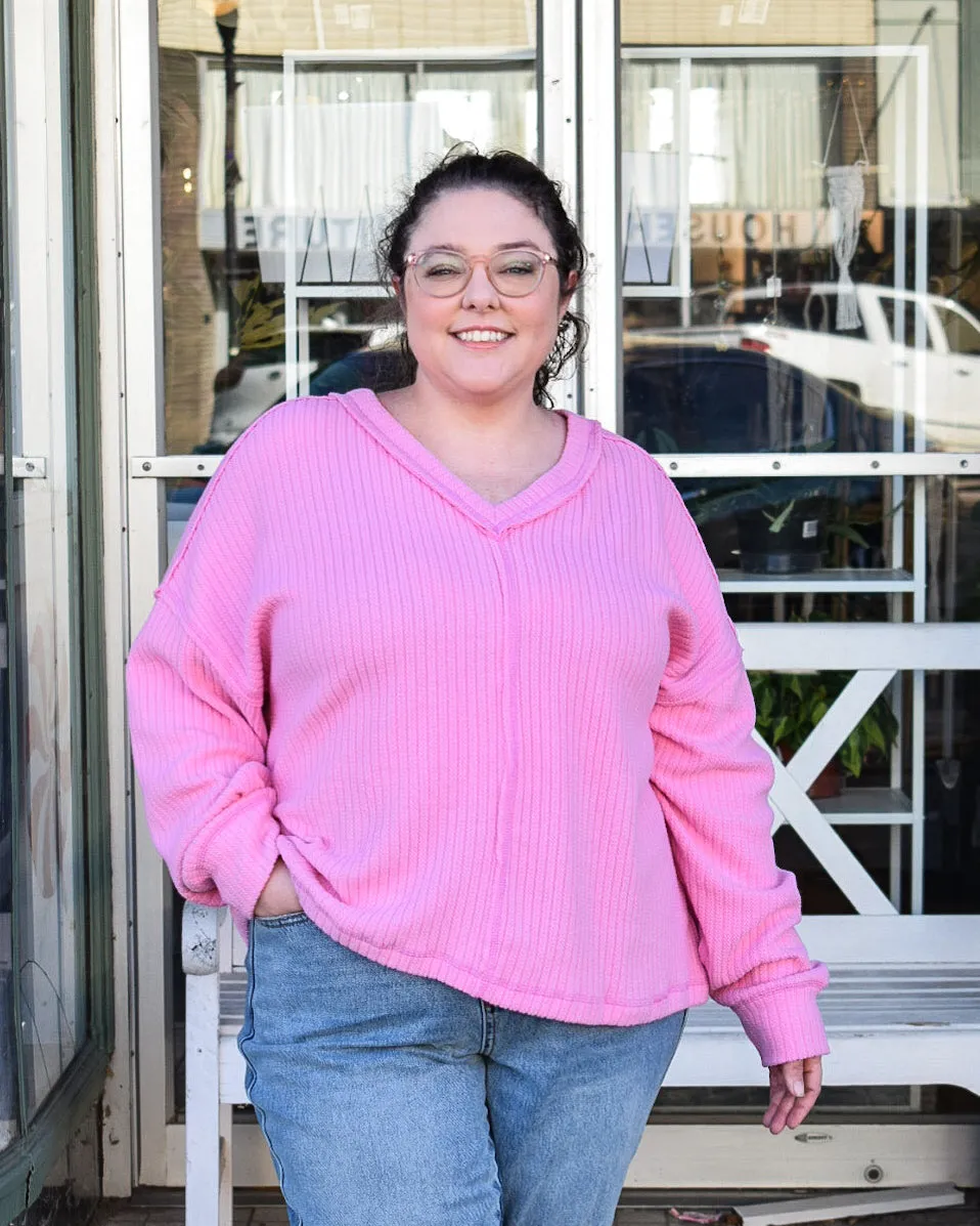 CURVY - SONORA TOP- PINK