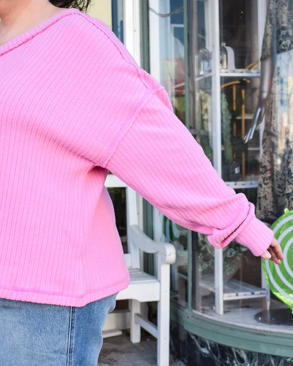CURVY - SONORA TOP- PINK