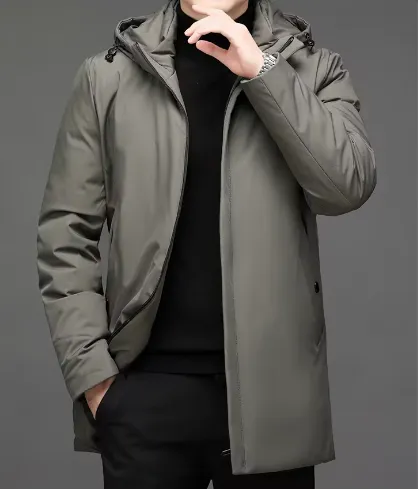 Dave Parka | Eleganter langer wasserdichter Wintermantel für Herren