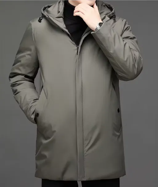 Dave Parka | Eleganter langer wasserdichter Wintermantel für Herren