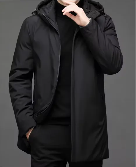 Dave Parka | Eleganter langer wasserdichter Wintermantel für Herren
