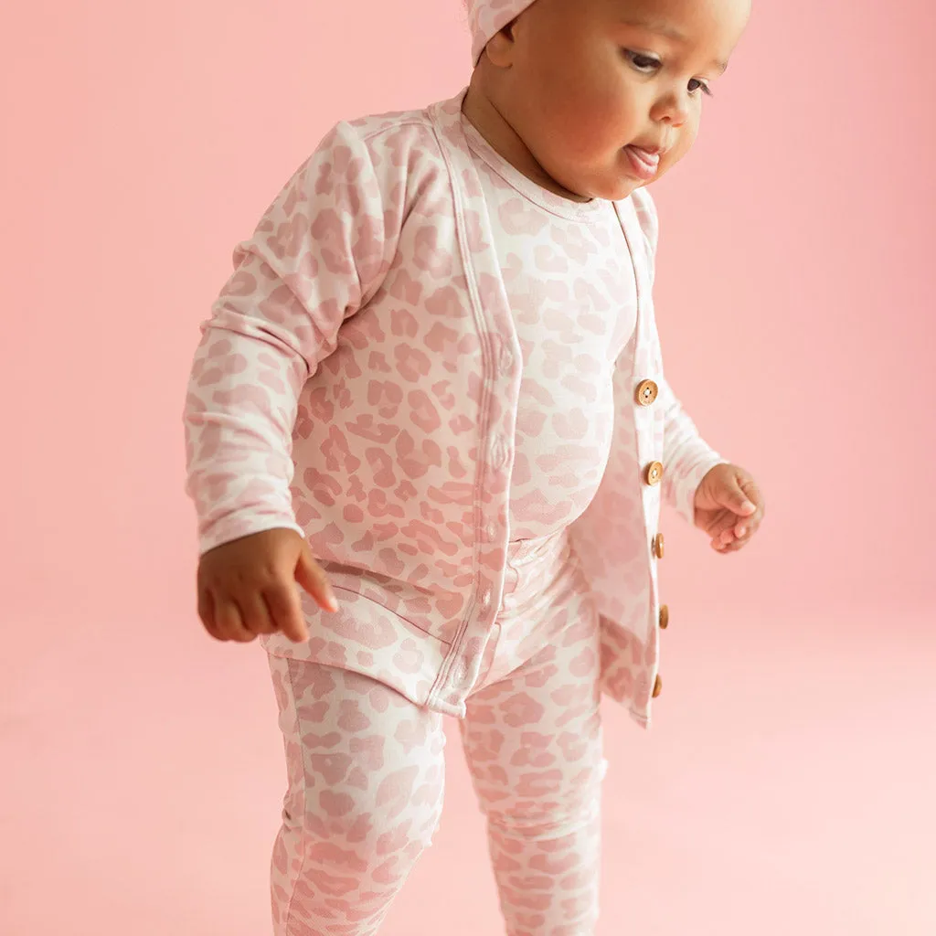 Delaney French Terry Button Cardigan