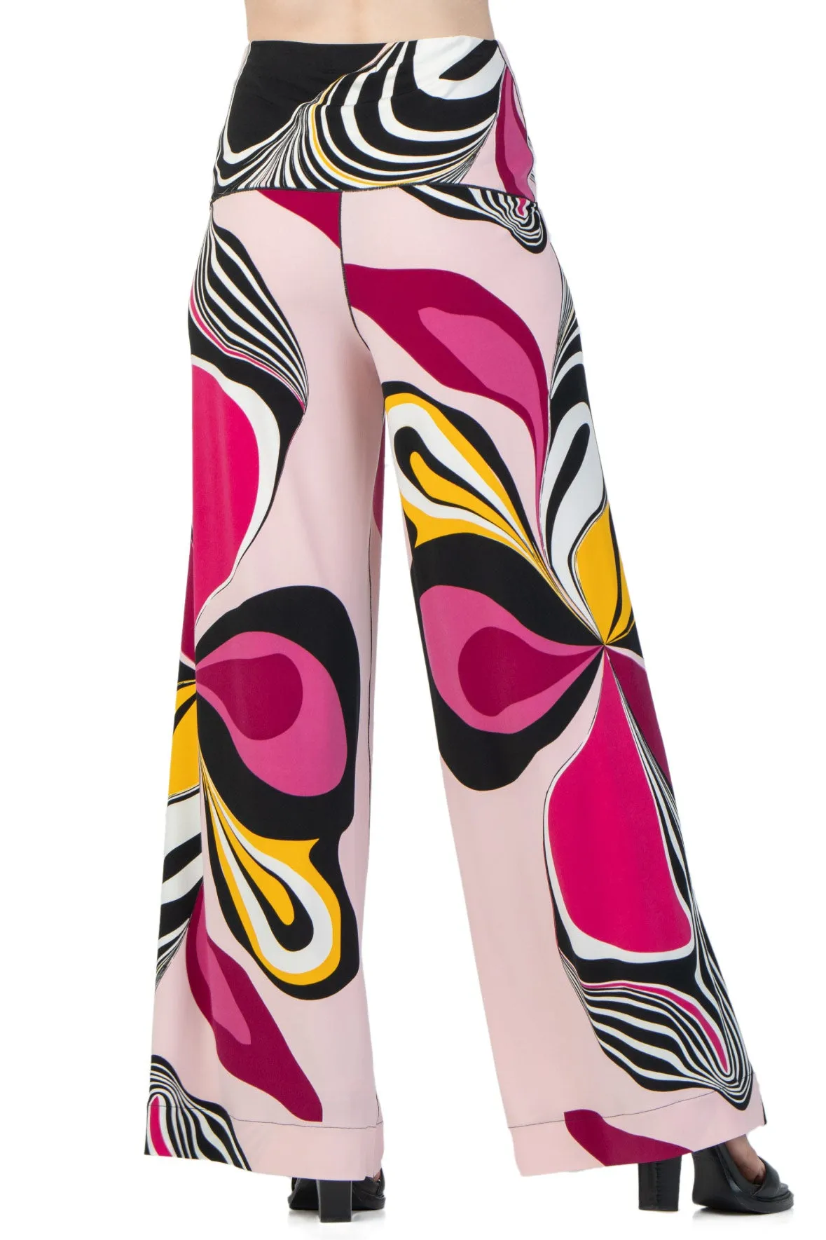 Extra High Waist Single Layered High Fashion Pants