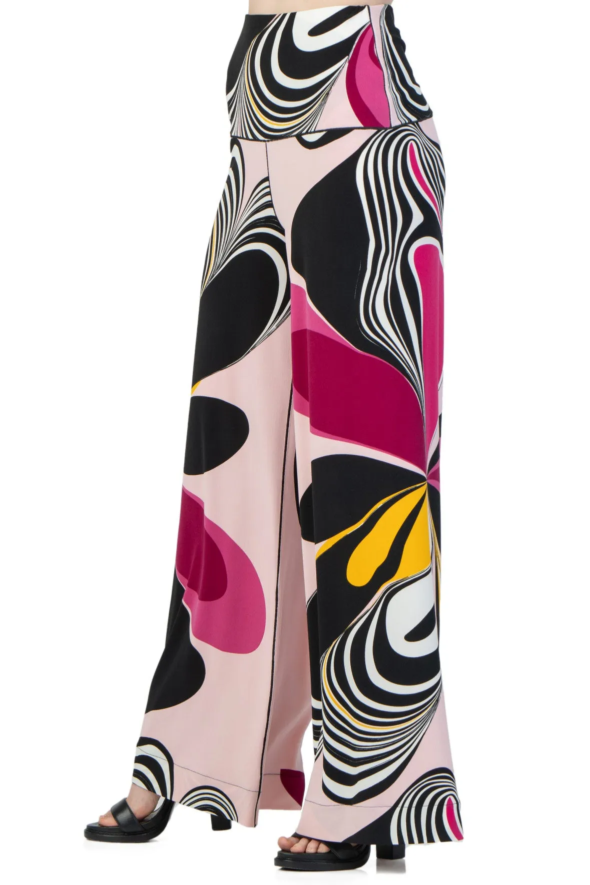 Extra High Waist Single Layered High Fashion Pants