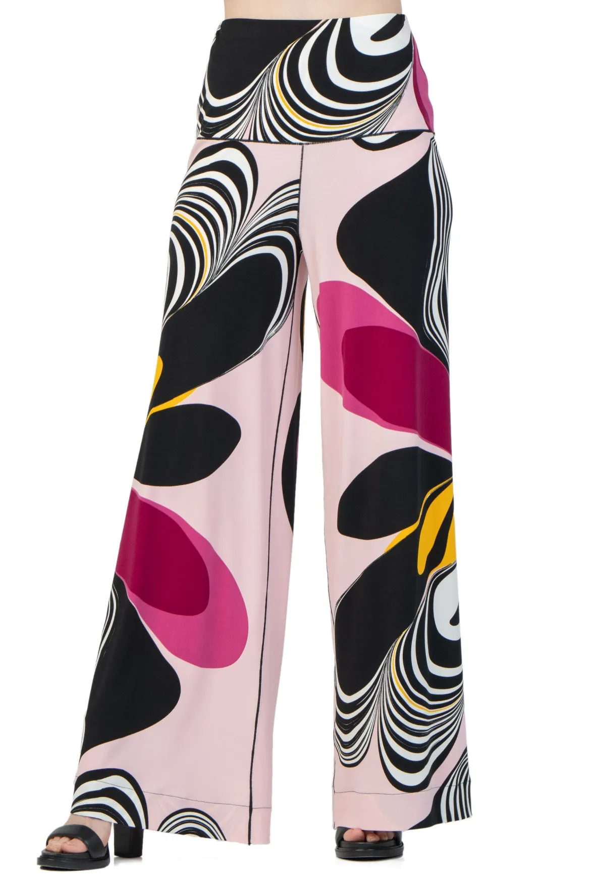 Extra High Waist Single Layered High Fashion Pants