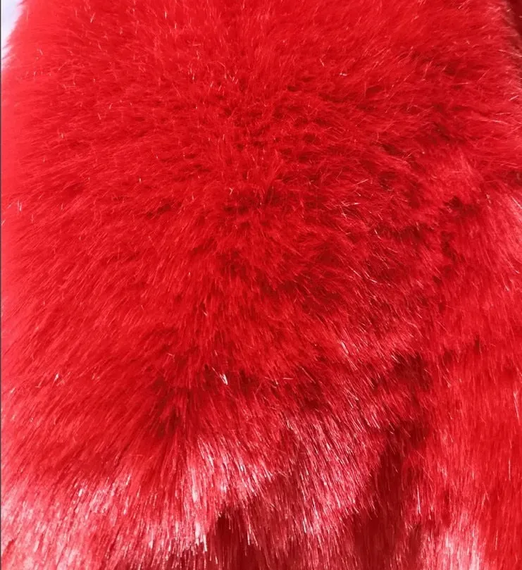 Fashion Winter High Quality Faux Fur Coat Women Winter Elegant Turn-down Collar Thick Warm   Fur Mink Woman Jacket
