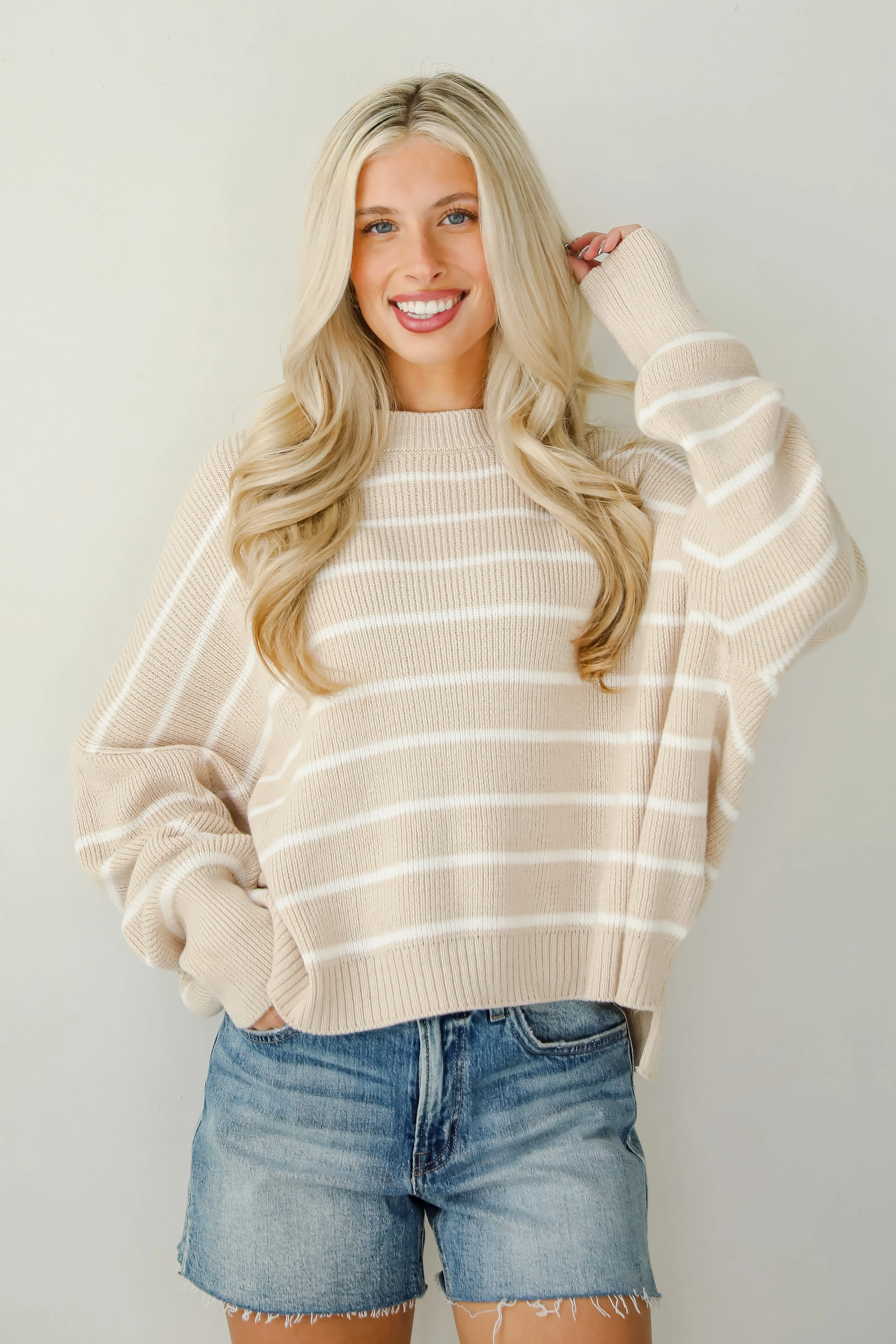 FINAL SALE - Sweetest Comfort Striped Sweater