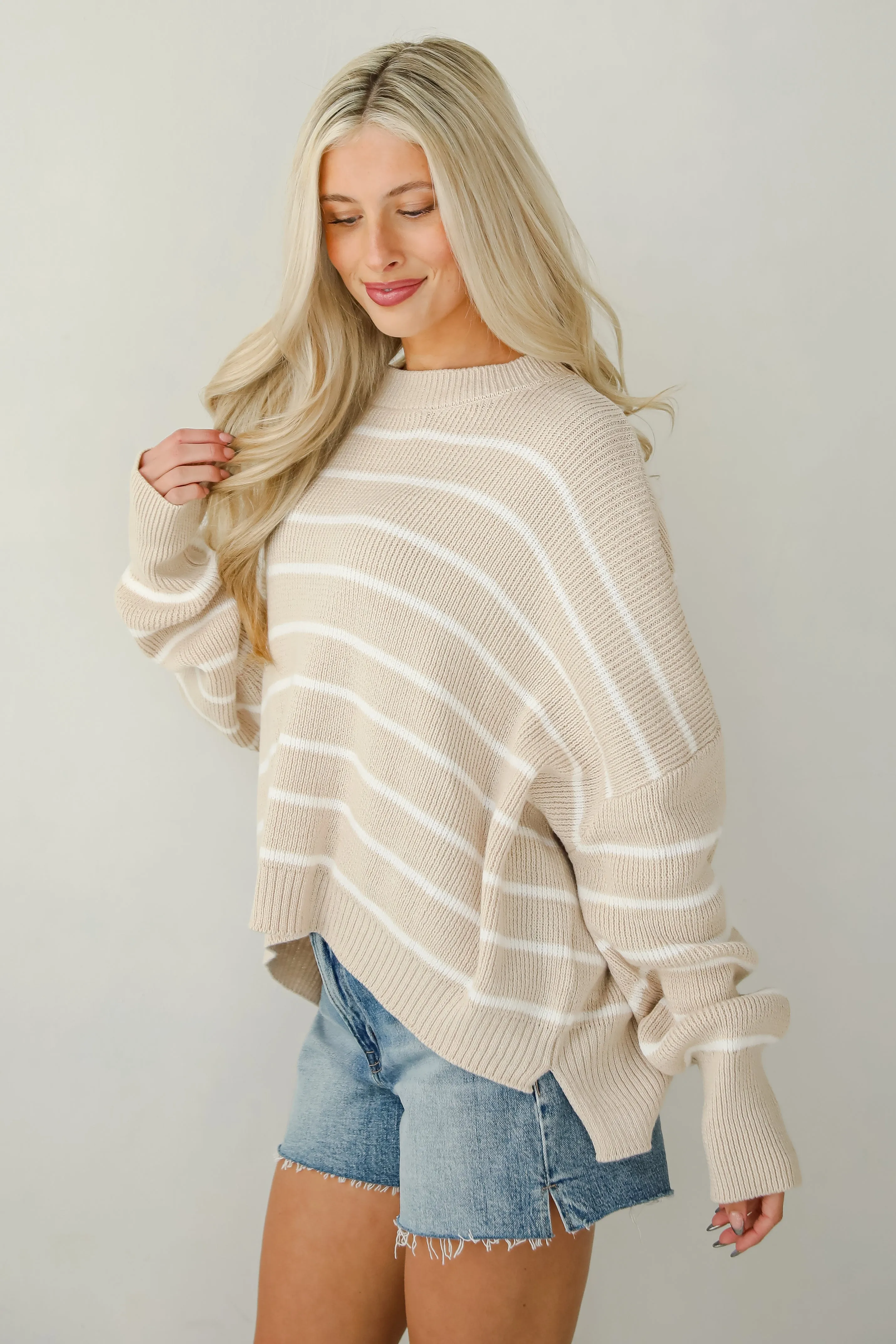 FINAL SALE - Sweetest Comfort Striped Sweater