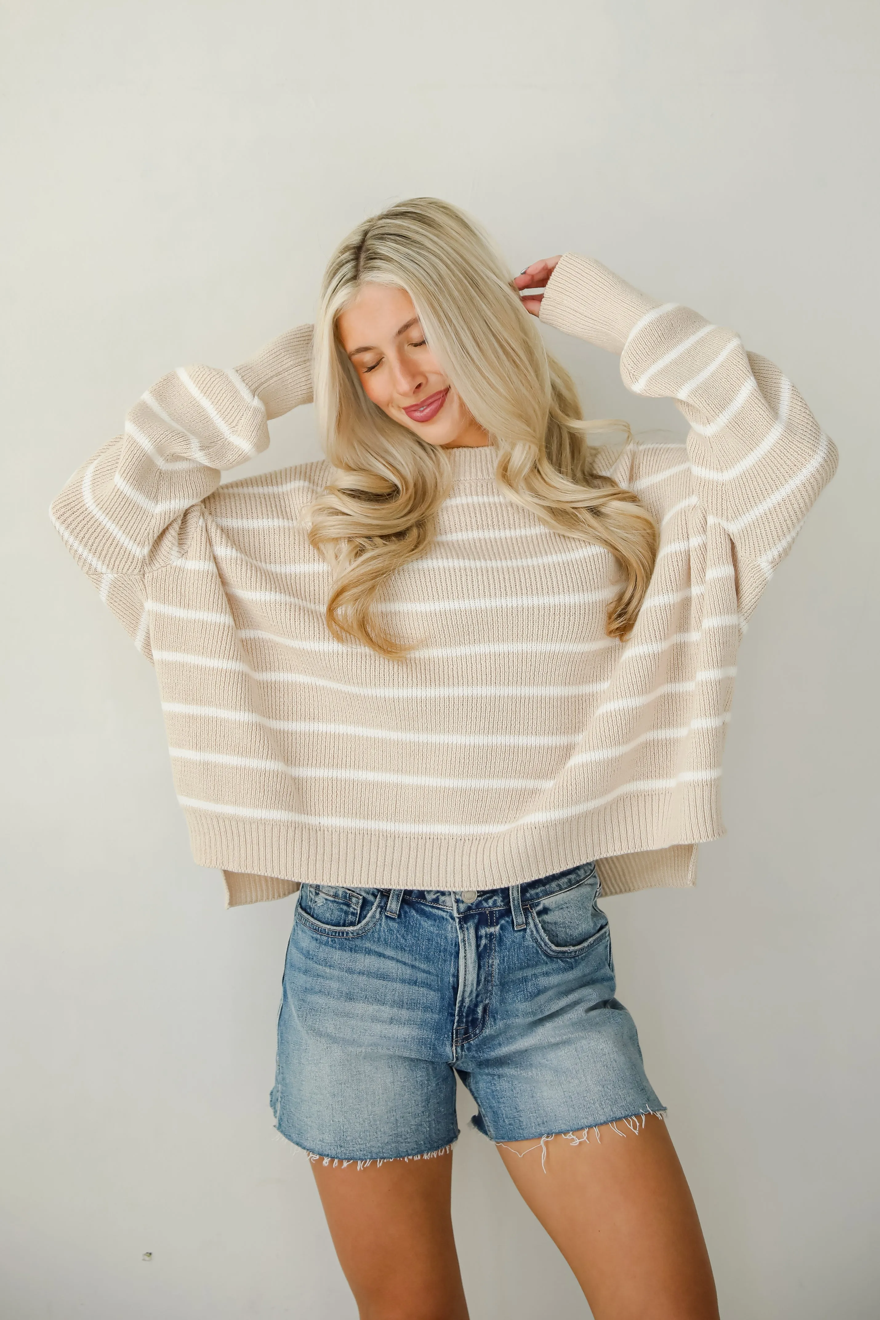 FINAL SALE - Sweetest Comfort Striped Sweater