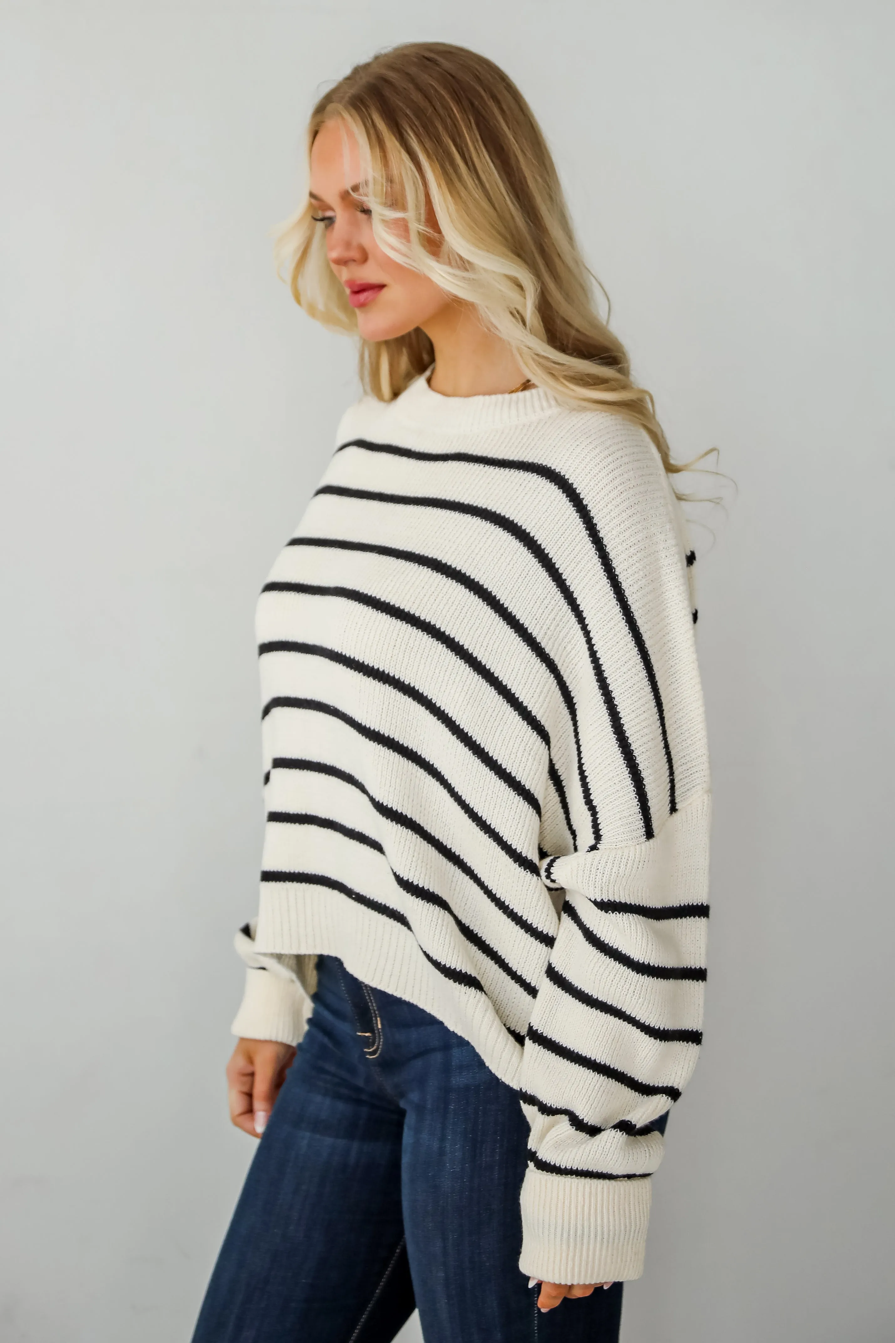FINAL SALE - Sweetest Comfort Striped Sweater