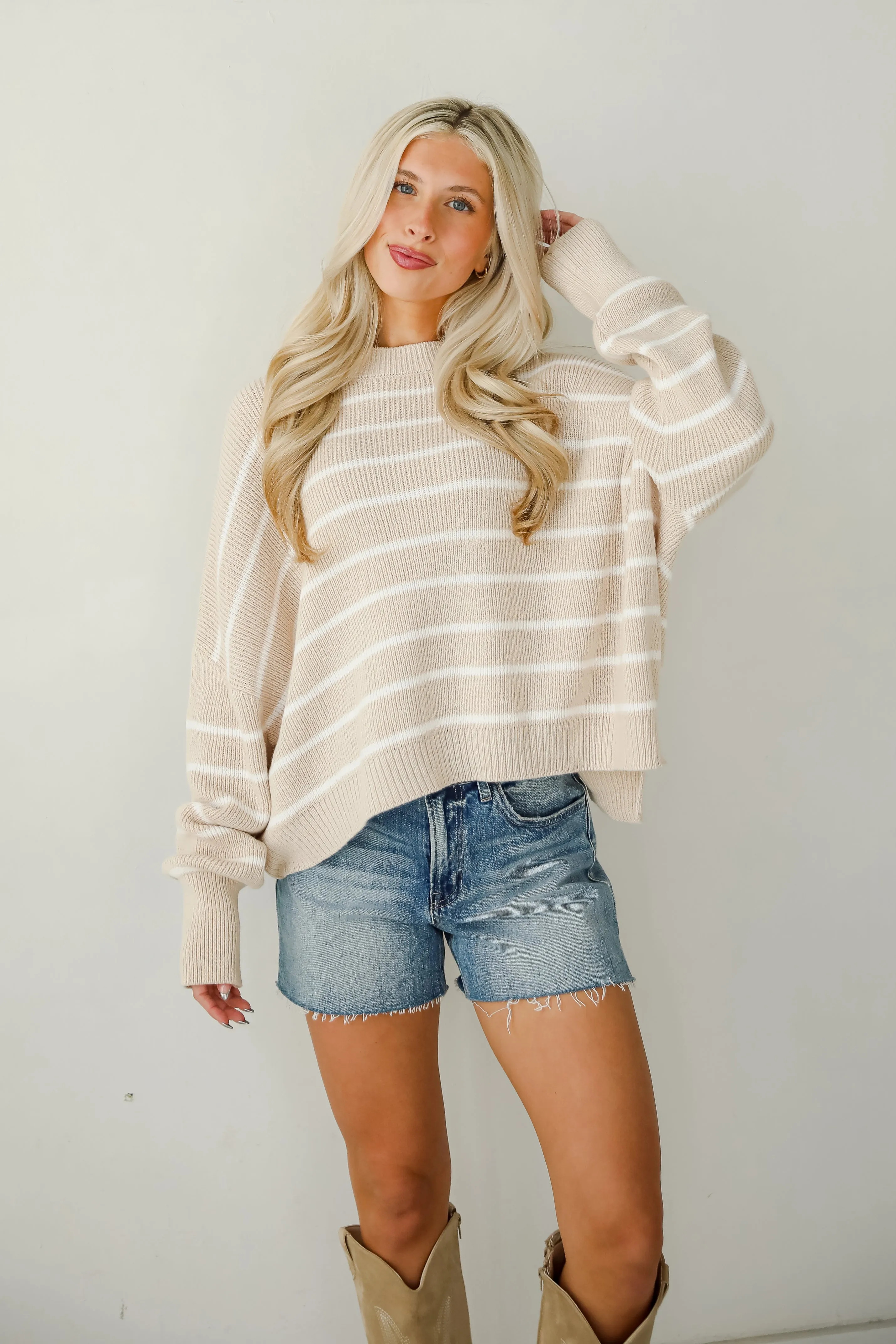 FINAL SALE - Sweetest Comfort Striped Sweater