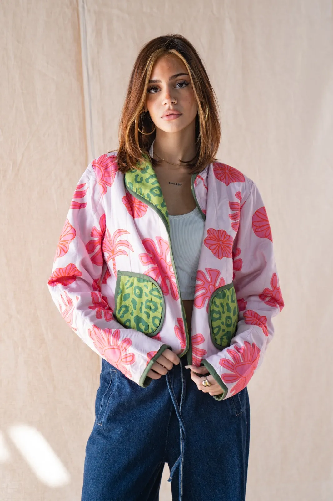 Garden Party Double-Faced Jacket