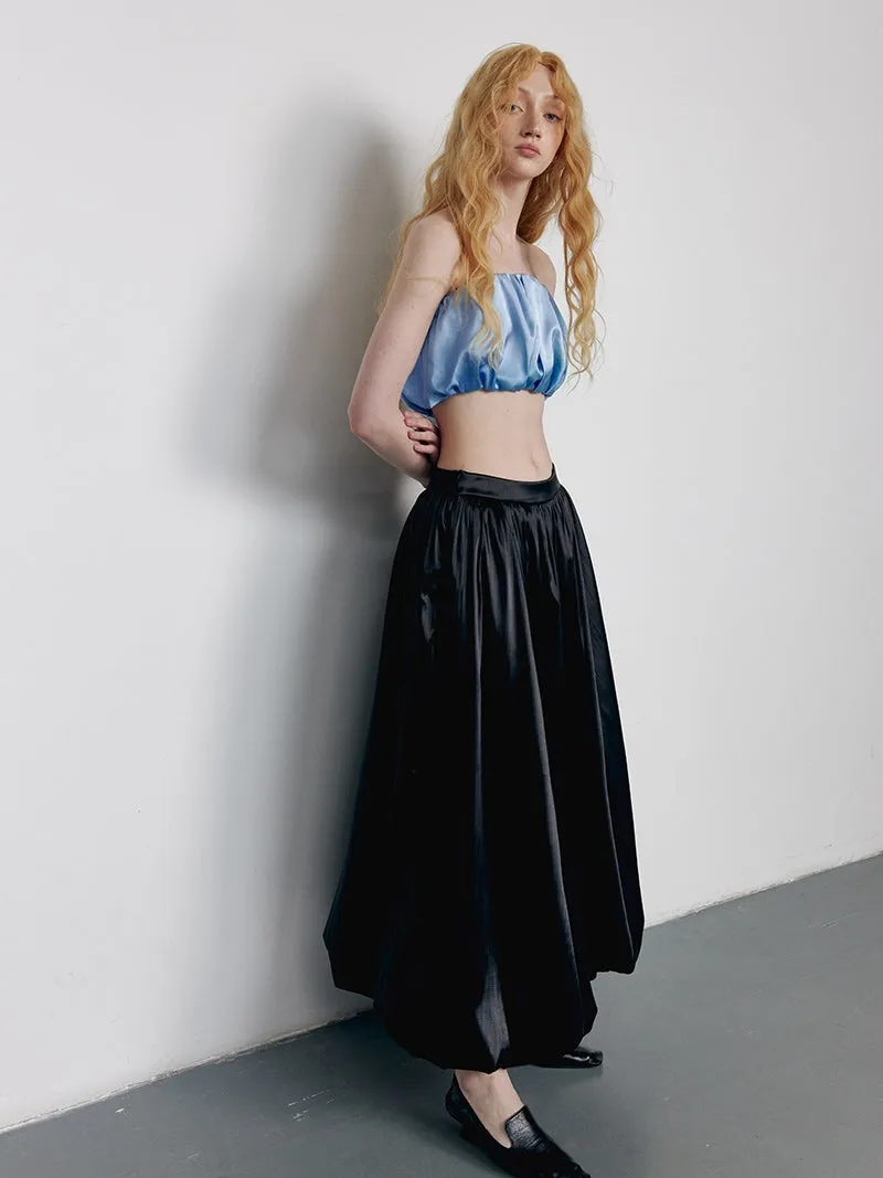 Glossy High-end Elegant Long-Skirt