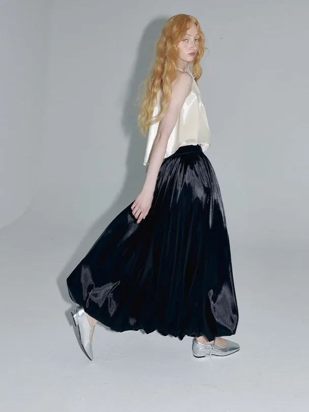 Glossy High-end Elegant Long-Skirt
