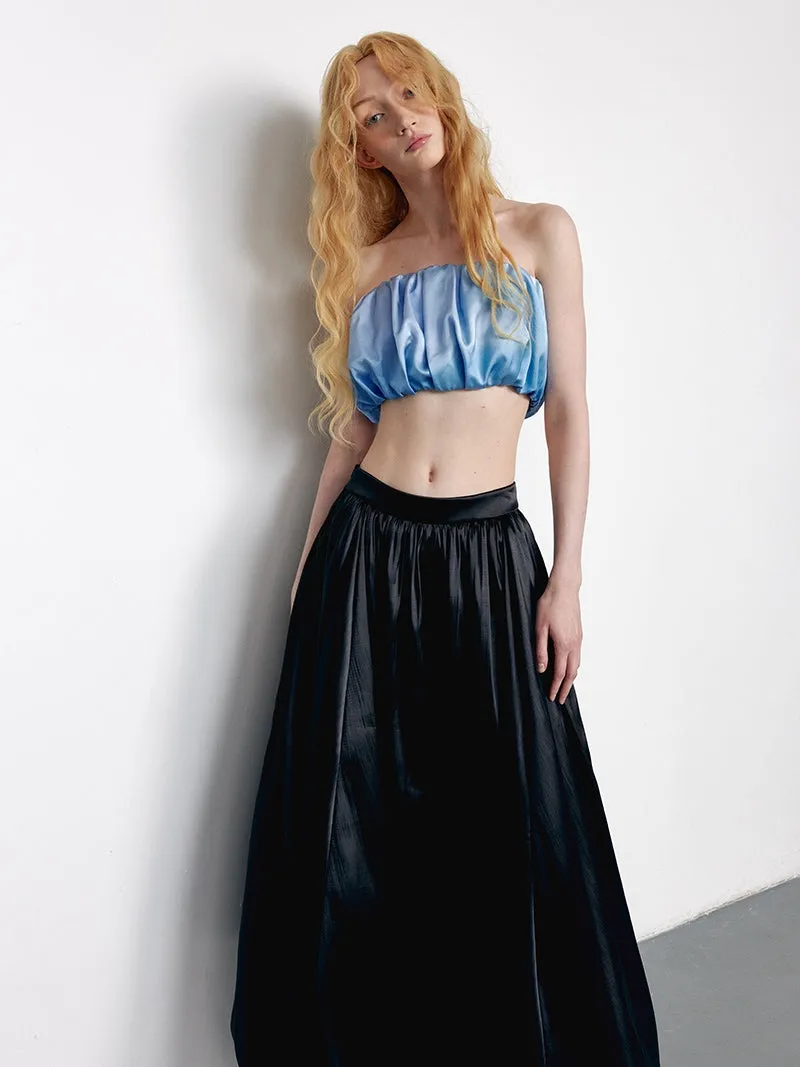 Glossy High-end Elegant Long-Skirt