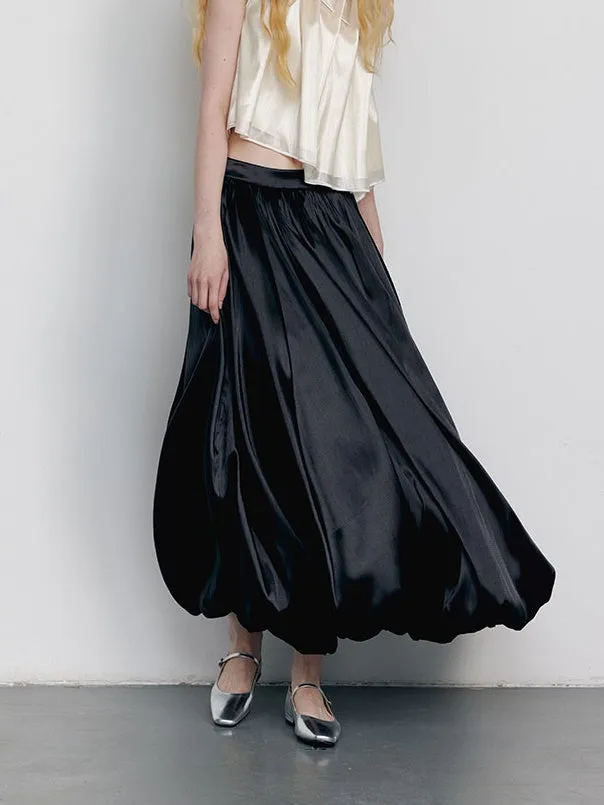 Glossy High-end Elegant Long-Skirt