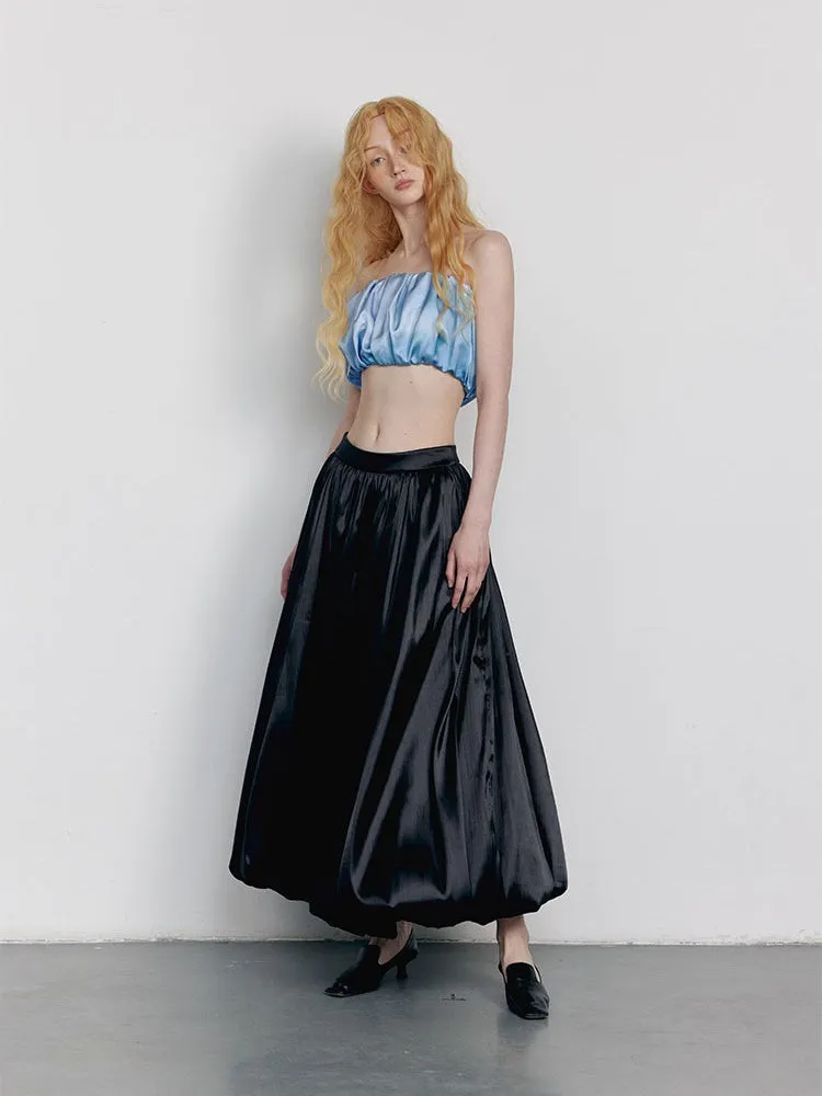 Glossy High-end Elegant Long-Skirt