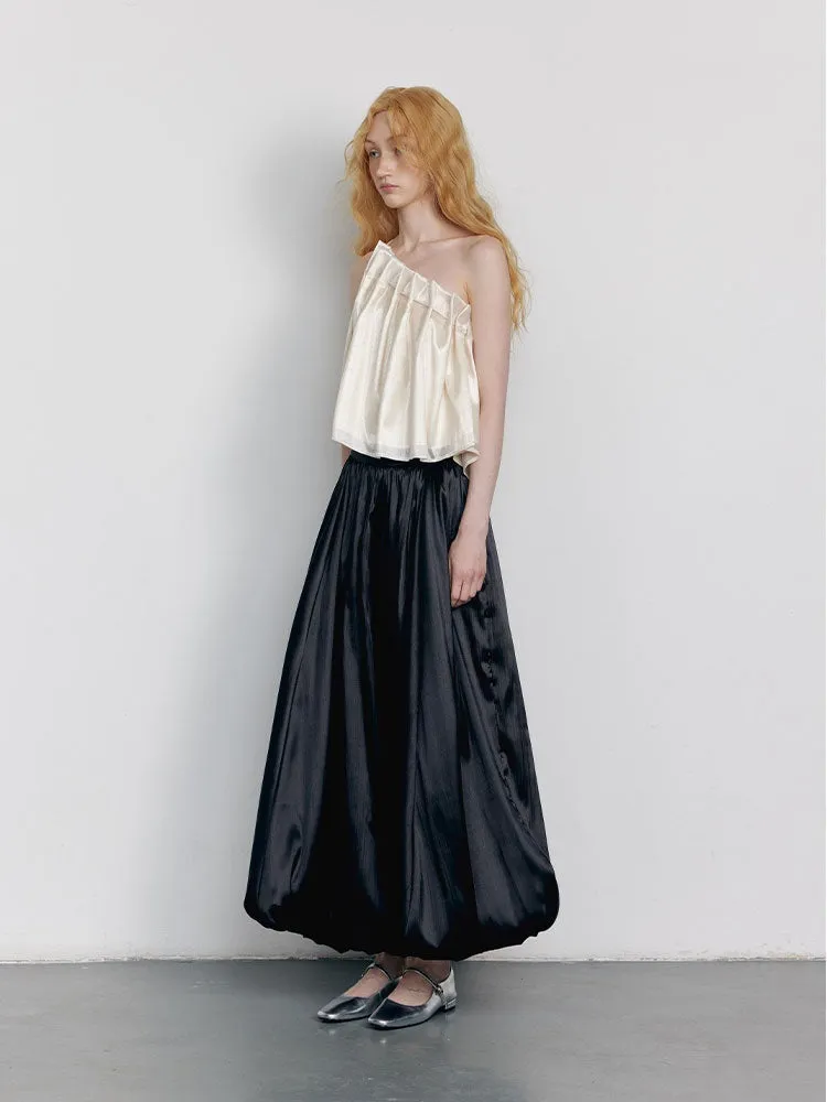 Glossy High-end Elegant Long-Skirt