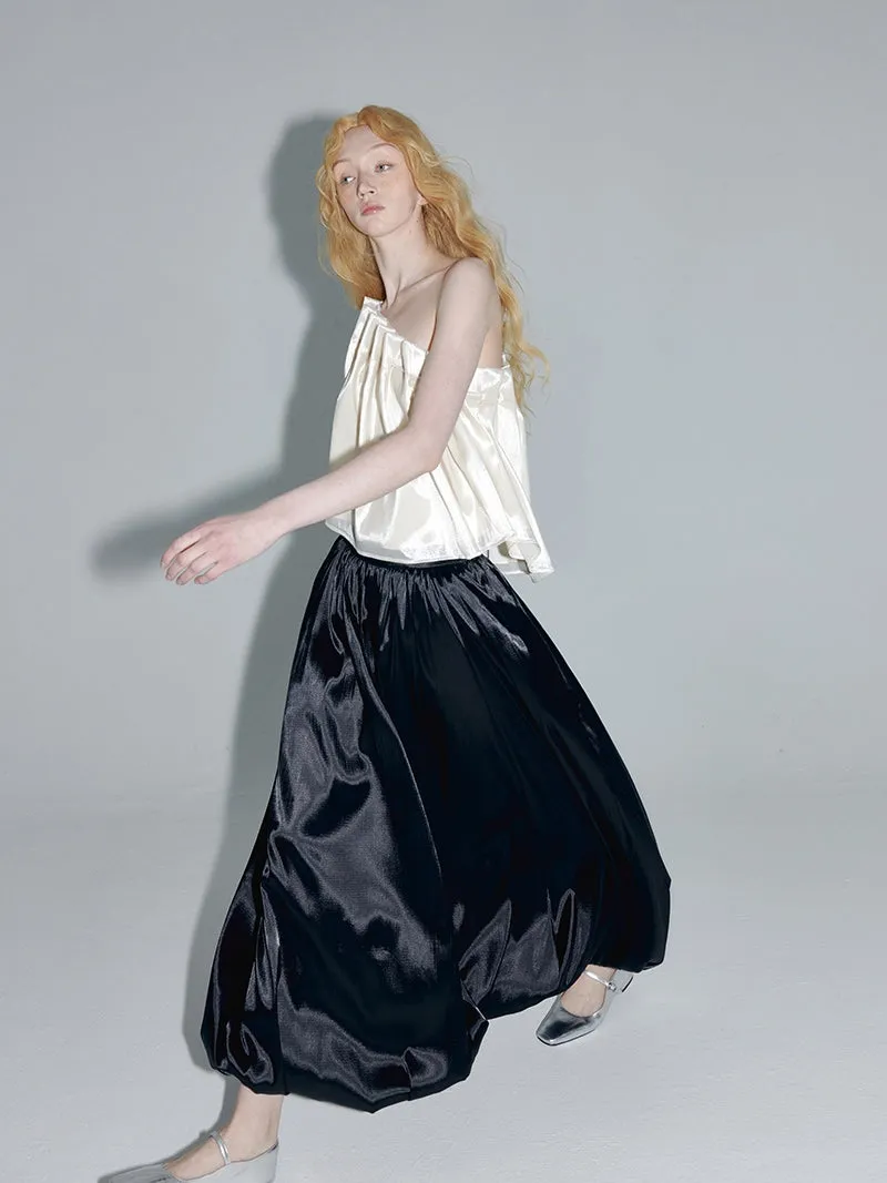Glossy High-end Elegant Long-Skirt